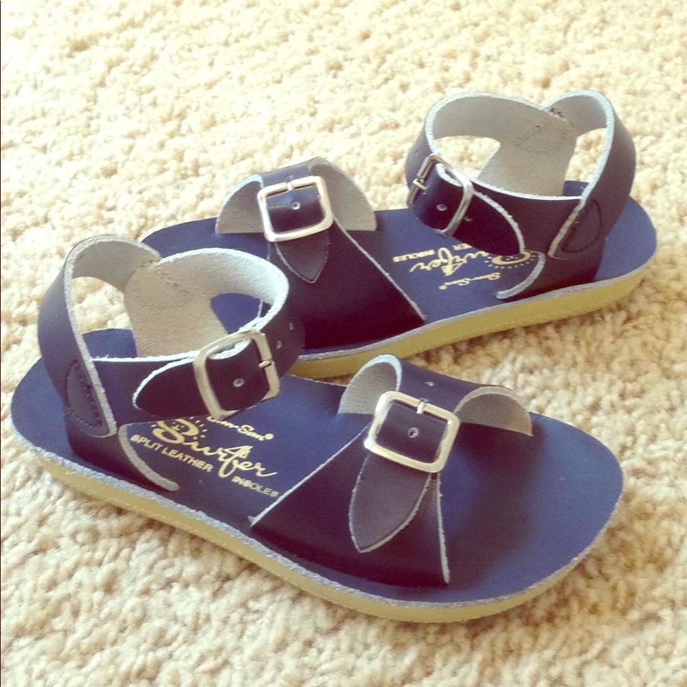 Surfer by Salt Water Sandals Navy Blue - Size 9